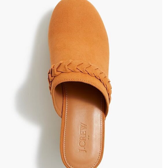 J. Crew Orange Mules with Wooden Heel - Picture 6 of 6